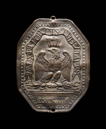 PLAQUE DE BAUDRIER DE LA 23e CONSERVATION DES EAUX