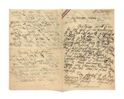 MERMOZ, Jean

Carta autógrafa «Jean», [Buenos Aire