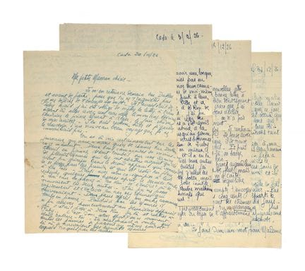 MERMOZ, Jean

4 cartas «Mermoz» (una) y «Ton Jean»