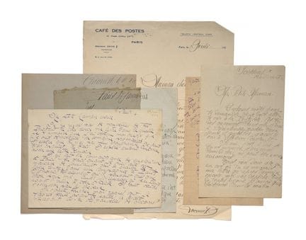 MERMOZ, Jean

7 cartas autógrafas «Jean» o «Mermoz