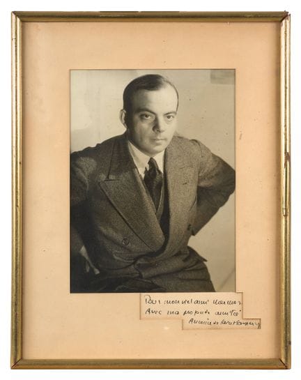 SAINT-EXUPERY À MERMOZ

Rare portrait représentant