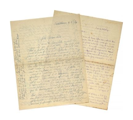 MERMOZ, Jean

2 cartas autógrafas «Jean» y «Mermoz