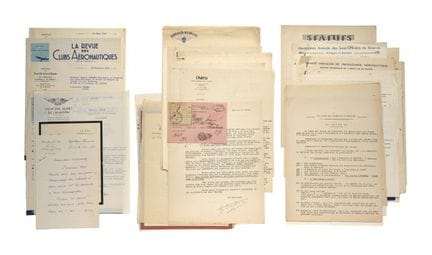 [MERMOZ, Jean]

39 cartas (L.A.S. o L.S.) o docume