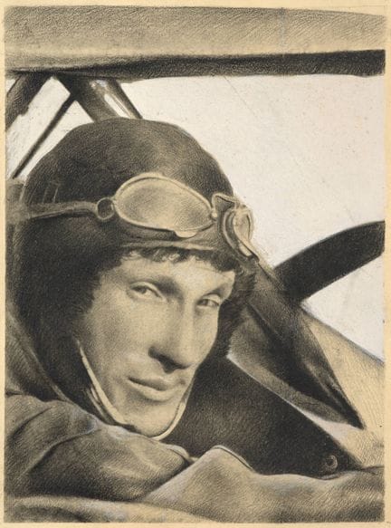 Anonyme

Portrait du pilote Jean Mermoz en 1927, l