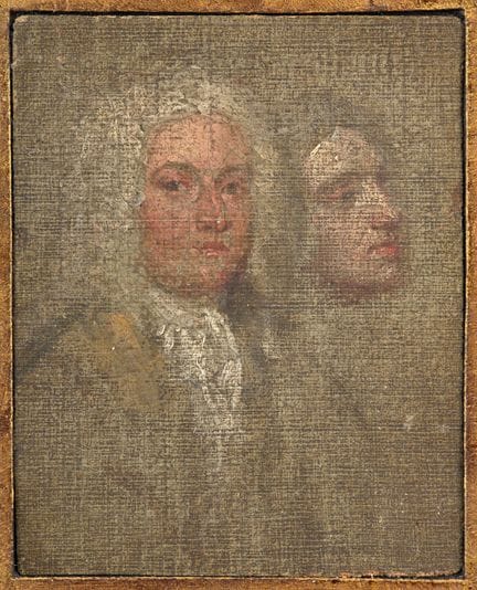 William HOGARTH (London, 1697–1764)

Busts of Two 