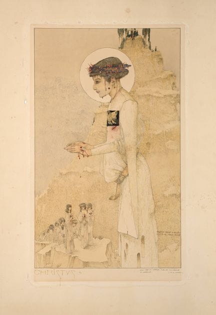 Gustav Adolf MOSSA (Nizza, 1883-1971)

Christus - 