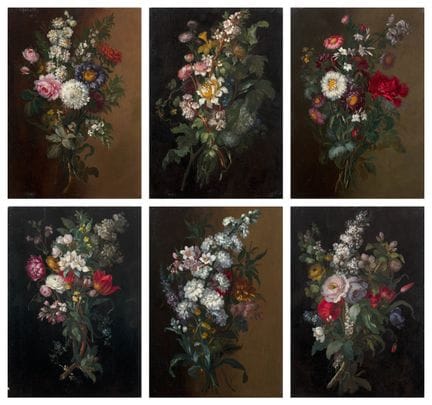 Benito ESPINOS  (Valencia, 1748–1818)

Six Floral 