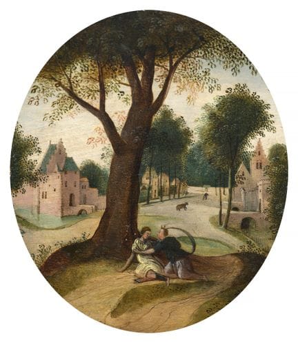 Abel GRIMMER (Anvers, vers 1570-1619)

Diane et Ad