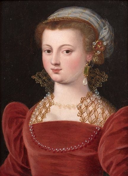 French School, late 16th century

Portrait of a La