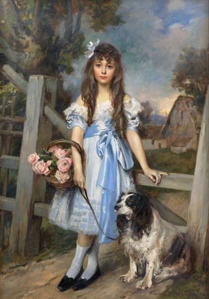 François FLAMENG (Paris, 1856–1923)

Portrait of a