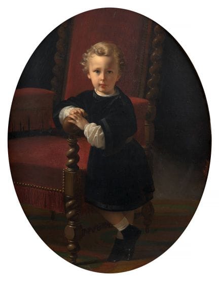 Claude-Marie DUBUFE  (Paris, 1790–1864)

Portrait 