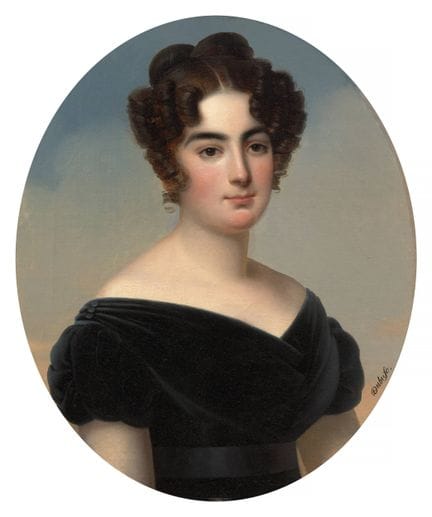 Claude-Marie DUBUFE  (Paris, 1790–1864)

Portrait 