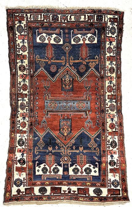 Alfombra persa de Nahavand o Bakhtiar, centro-oest