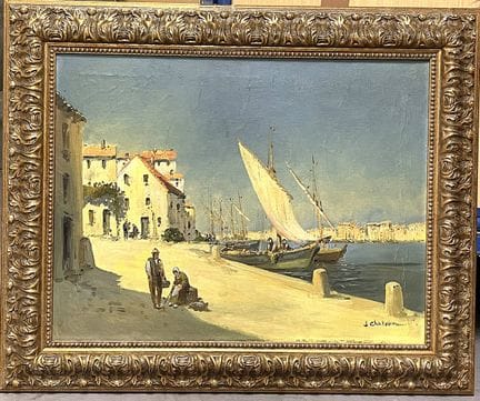 Julien CHATELIN (Né en 1968)

Scène de port en méd