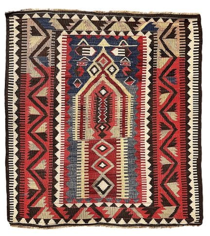 Alfombra de oración turca de Anatolia, Anatolia, T