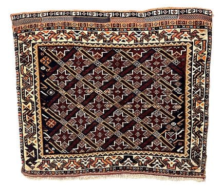 Bolso Bagface Qashqai persa, Persia, Irán, hacia 1