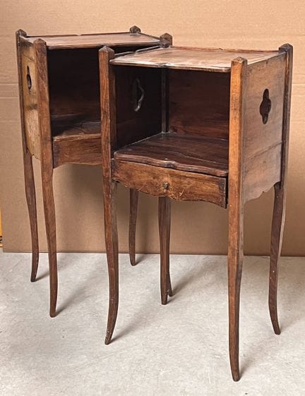 Two 19th-century nightstands

Made of weathered na