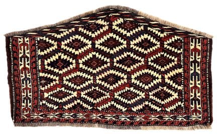Alfombra turcomana Asmalyk Yomut, Turkmenistán, fi