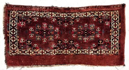 Alfombra turcomana Torba Yomut Kepse Gul, Turkmeni