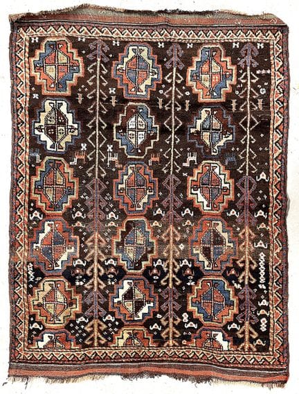 Alfombra turcomana persa, Khorasán, Irán

De lana
