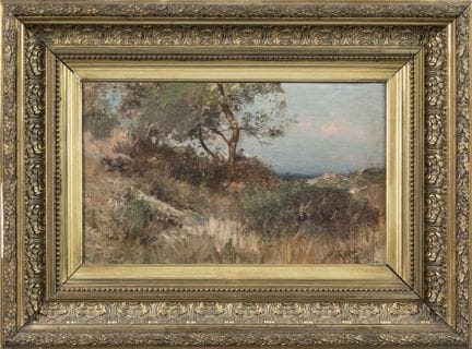 Adolphe APPIAN (1818–1898). 
"Figure Seated in a M
