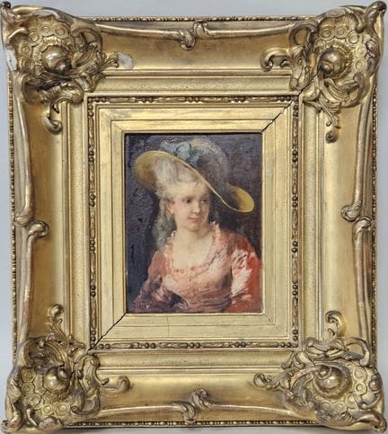 Théodore LÉVIGNE (1848–1912). 
"Portrait of a Lady