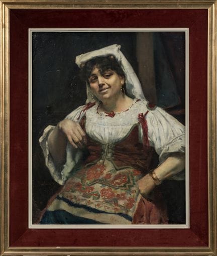 Gustave BOULANGER (1824–1888).
Portrait of a Seate