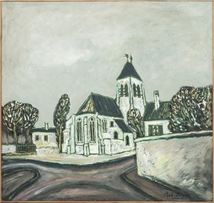 Robert DURAN  (1927–2015)
Kirche von Ezanville
Öl 