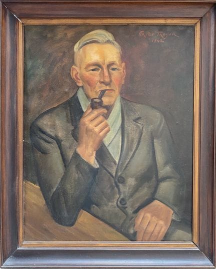 Prosper de TROYER (1880–1961). 
Self-Portrait, 194