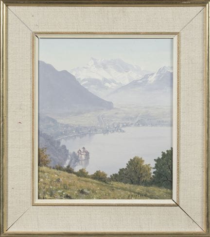 Albert DUPLAIN (1890-1978)
«Vista del lago de Anne
