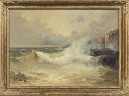 In the style of Pierre MAUBERT (1884–1957)
"Wave a