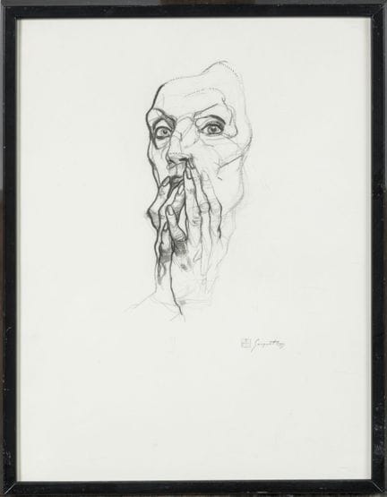 Gérard GASQUET (Nacido en 1945)
«Visage» 1993
Lápi
