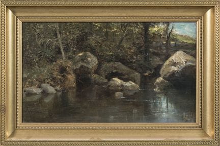 Adolphe APPIAN (1818–1898). 
"Pond in the Woods"
O
