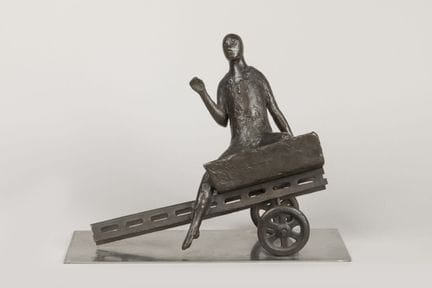 Françoise SALMON (1917-2014)
Person in einem Karre
