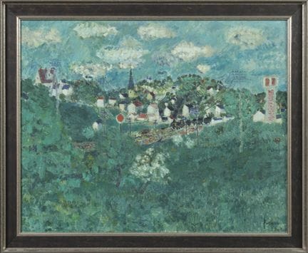 Jean FUSARO (nacido en 1925).  
«Vías férreas en O