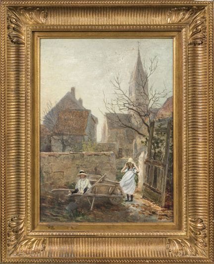 Albert REGAGNON (1874–1961)
Two Little Girls in th