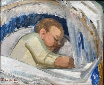 Prosper de TROYER (1880–1961). 
Sleeping Child, 19