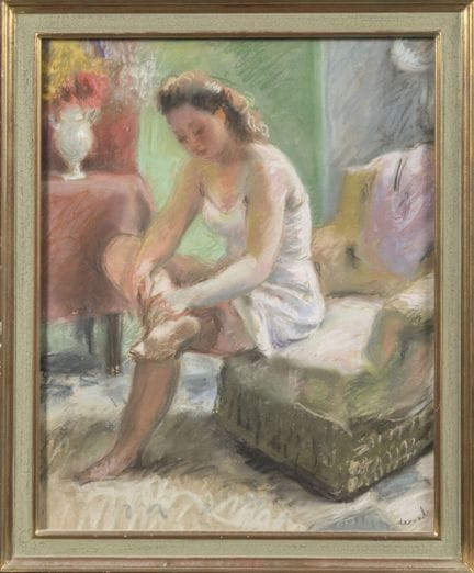 Pierre DEVAL (1897-1993)
Mujer en camisón quitándo