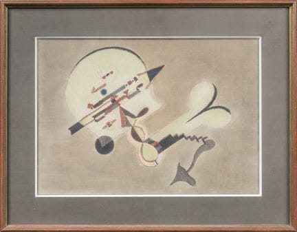 Henri NOUVEAU (1901-1959) 
«Abstracción».
Acuarela