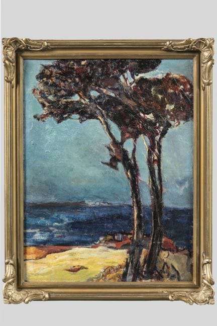 Al estilo de Louis BONAMICI (1878-1966)
El pino a 