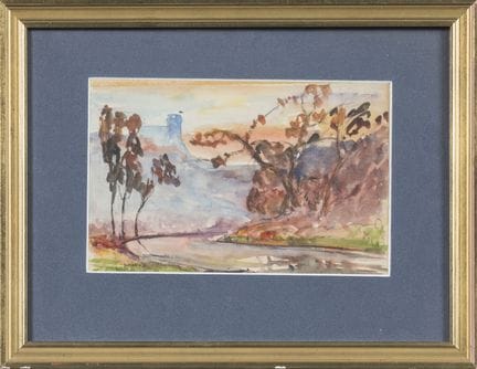 Joannès DREVET (1854-1940).
«Río», 1906
Acuarela s