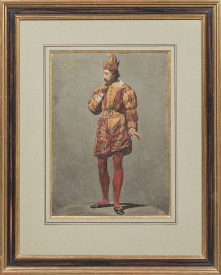 Pair:
-19th-century Italian school
Il buffone in V