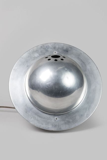 Lampe « Saturne » en aluminium de forme boule à an