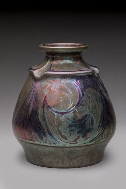 Clément Massier (1844–1917)
A rounded vase with a 