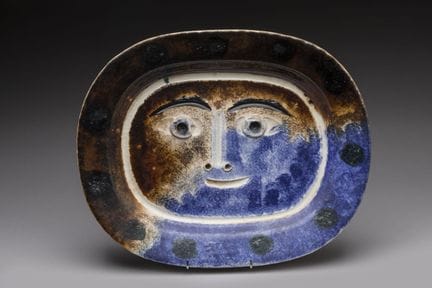Pablo Picasso (1881–1973) 
“Brown/Blue Face”
Recta