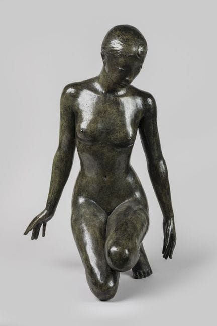 雅克·科基莱（生于1935年）
《辫子》
青铜雕塑，表面呈层次丰富的黑色古铜色。附签名、铸造师印章及
