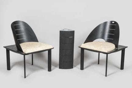 Patrice Bonneau (né en 1962)
Paire de fauteuils en