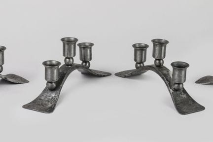 Charles Piguet (1887–1942)
Set of four three-candl
