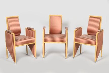 Italie vers 1960-70 ?
Ensemble de six fauteuils à 
