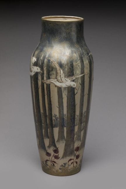 Amphora
Large polychrome ceramic baluster vase dec